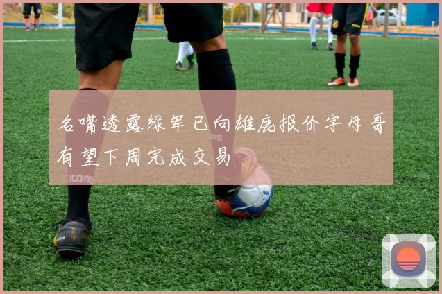 名嘴透露绿军已向雄鹿报价字母哥有望下周完成交易